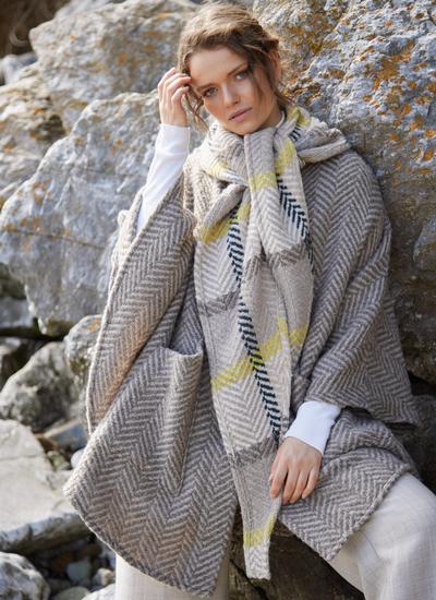 Lisa Herringbone Cape